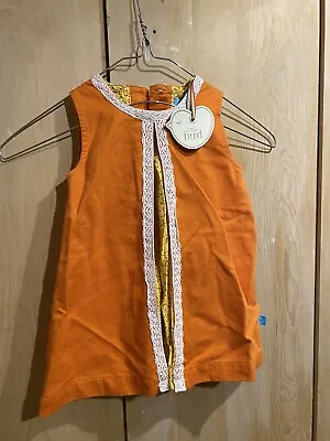 £10 • Buy Little Bird Orange Tunic Dress. 9-12m