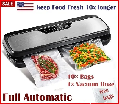 $30.99 • Buy Commercial Vacuum Sealer Machine Seal A Meal Food Saver System With Free Bags