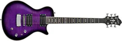Hagstrom ULSWE-MQB Ultra Swede Electric Guitar (Mystique Burst/Purple) • $823.72