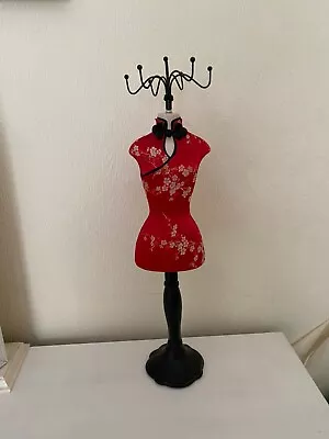 Oriental Lady Mannequin Jewellery Stand. Display Necklaces Bracelets. • £17