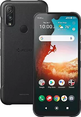 Kyocera DuraSport 5G UW C6930 Verizon Only 64GB Black Good • $69.99