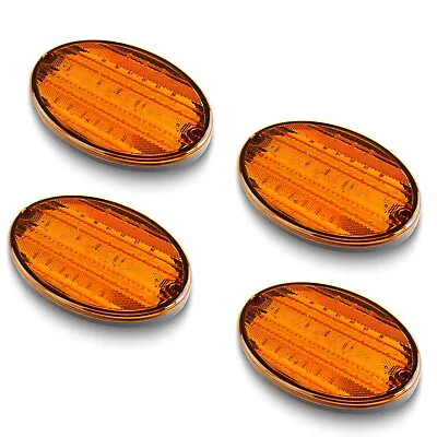 NEW LED Amber Turn Signal Trailer RV Motorhome Tail Light (4) Surface Mount • $24.99