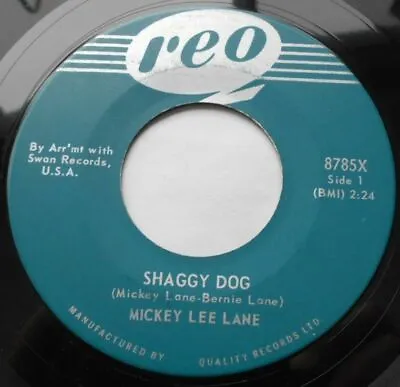 CANADA!!! Ex To NM- MICKEY LEE LANE Shaggy Dog / Oo-Oo 1964 NORTHERN SOUL 45 • $5.10