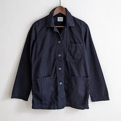 La Garçonne X Save Khaki - Navy Blue Chore Coat Painters Jacket - XS • $124