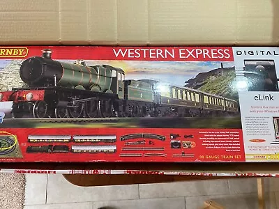 Hornby R1184 Western Express Digital Train Set With TTS Sound • £150