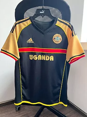 UGANDA NATIONAL TEAM HOME 2018 FOOTBALL SHIRT SOCCER JERSEY ADIDAS Sz M • $29.99