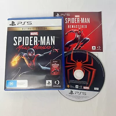 PS5 Marvel's Spider-Man: Miles Morales Sony PlayStation 5 AUS PAL • $44.95