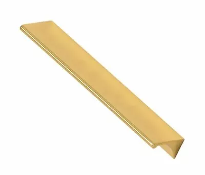 Alno Tab A970-8-PB/NL Unlacquered Brass 8-1/2  Long Finger Cabinet Pull • $17.47