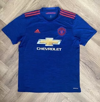 Manchester United Adidas 2016/2017 Away Shirt - Size Adult Large • £14.99