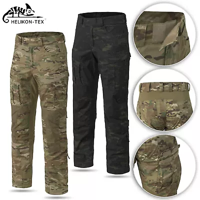 Military Pants Helikon Tex Trousers MCDU SF Combat Cargo Tactical Multicam Black • $165.53