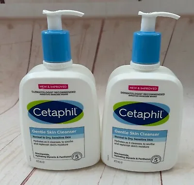 Cetaphil Gentle Face & Body Cleanser For Normal Dry Sensitive Skin 2 X 473ml • £23.75
