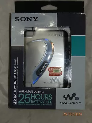 Sony Walkman WM-EX194 Personal Cassette Tape Player Rare Retro New Unused • £90