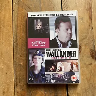 Wallander Collected Films 14-20 DVD - 4 Disc - Nordic Noir Arrow Films 2014 • £12