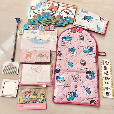 35pcs VTG 1976 Sanrio Litttle Twin Stars Hello Kitty My Melody W/Folding Pouch • $290