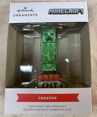 2023 Hallmark Ornament Tree Minecraft Green Creeper On TNT Video Game • $9.99