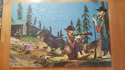 Martins & Coys Hillbilly Wood Picture Puzzle Vintage 100 Piece Children's W/ OB • $27.99