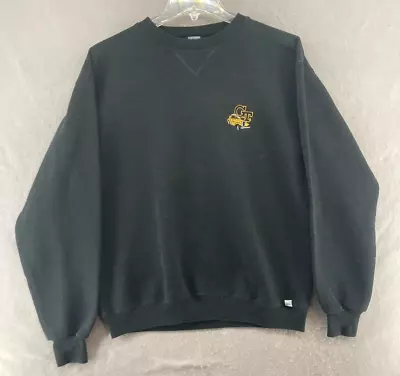 Russell Athletic Mens Sweatshirt Medium Black Georgia Tech Auto Show USA Vintage • $18.99