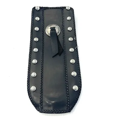 Mustang Chrome Studded Concho Rear Fender Bib Universal Fitment Harley Honda BMW • $49