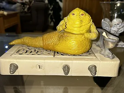 VINTAGE STAR WARS JABBA THE HUTT PLAYSET ROTJ.With Extra Characters 100%ORIGINAL • £150