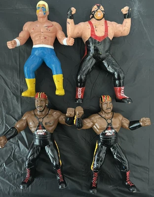 $49.99 • Buy 1994 WCW OSFTM Figure Lot- Vader, Sting, Harlem Heat Booker T - WWE WWF