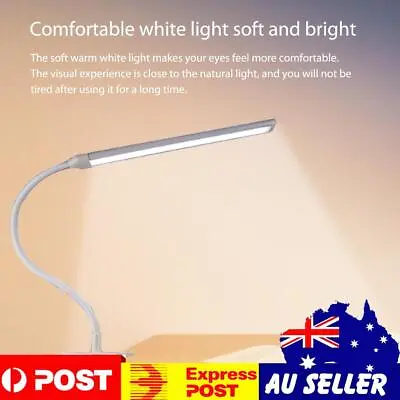 USB LED Desk Lamp Adjustable Clip-on Reading Light Long Arm Night Lights (C) • $18.09