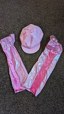 Wacky Races Penelope Pitstop  Pink Ladies Hat And Arm Covers • £3