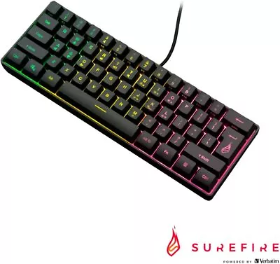 Verbatim 48701 Keyboard RGB X1 Qwerty US An • $38.38