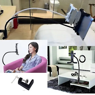 Universal 360 Lazy Bed Desk Tablet Mount Stand Holder For Amazon Fire Kindle Hd • £7.95