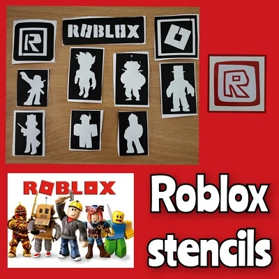 £3 • Buy Glitter Tattoo / Face Paint Stencils. Roblox X10 Children Birthday Party