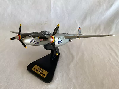 1/32 Lockheed P-38L Lightning  Putt Putt Maru  - Mahogany Wood Desktop Model • $90