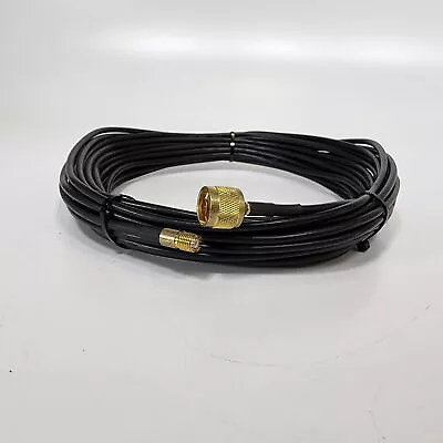 Suirong 3D-FB 50′ Satellite Antenna Replacement Cable - Type-N-m To Mini-UHF-f • $80.99