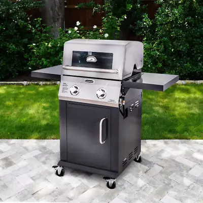 Cuisinart Two Burner Dual Fuel Propane Or Natural Gas Barbecue BBQ Grill • $373.20