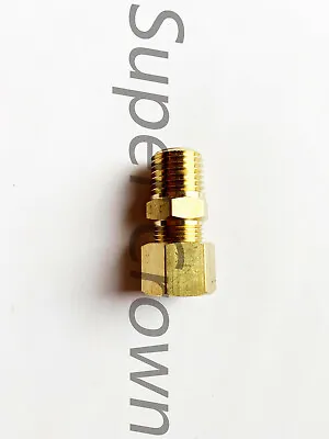 1 X New Brass 5/16  ID X 1/4  Male NPT Compression Connector Fitting Adapter • $3.85