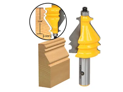 1-3/4  Architectural Molding Router Bit - 1/2  Shank - Yonico 16135 • $22.95