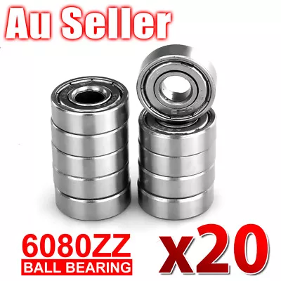 20X 608ZZ Deep Groove Ball Bearing ABEC-5 Skateboard 3D Printer RepRap 8*22*7mm • $9.95