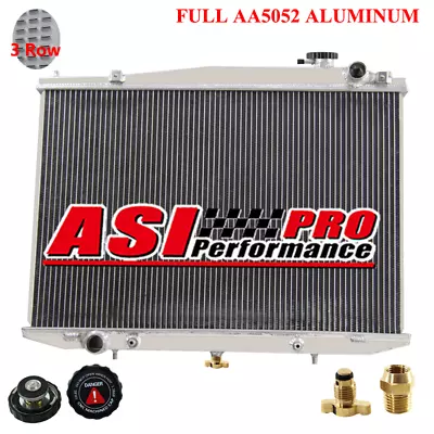 3 Row Aluminum Radiator Fits 1997-2001 Nissan Navara D22 3.2L 4cyl Diesel AT ASI • $229