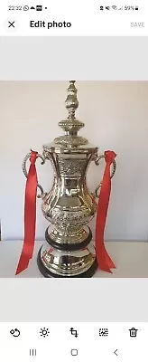 Fa Cup Winners 2022 Replica Trophy Liverpool Fc. 28” High Metal Cup Not Plastic • £795