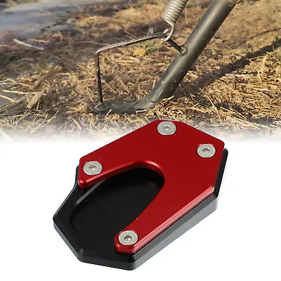$20.49 • Buy Motorcycle Kickstand Plate Pad Aluminum Alloy Red For Suzuki V-Strom1050