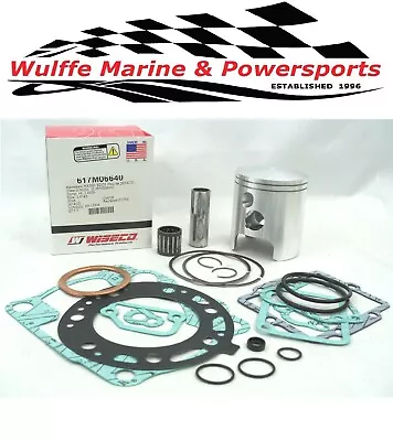 Piston Kit Top End Rebuild Kawsaki KX250 93-01 Wiseco 617M06640 66.40mm PK1288 • $178.99