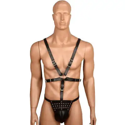 Male Power Jouster Pouch Body Harness • £29.99