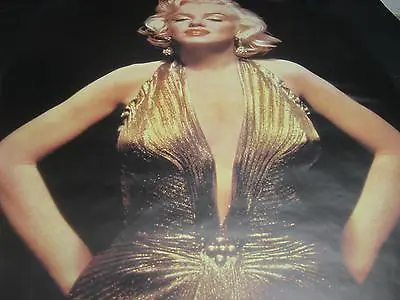 Marilyn Monroe Gold Sequin Dress  Film Star Vintage Wall Poster Rolled PBX1(51) • $17.07