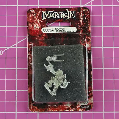 Mordheim Skaven Assassin Master (Claws) NIB Metal - OOP Games Workshop Warhammer • $36.95