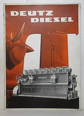 1930s Deutz VM Diesel Engine Catalog • $34.95