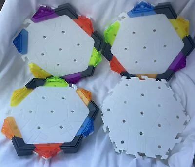 $13.25 • Buy HEX BUG NANO HABITAT 4 Piece Lot SET Platforms White
