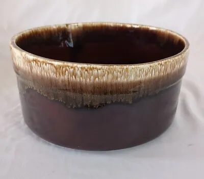 McCoy USA Brown Drip Glaze Souffle Dish 0144 • $15.99