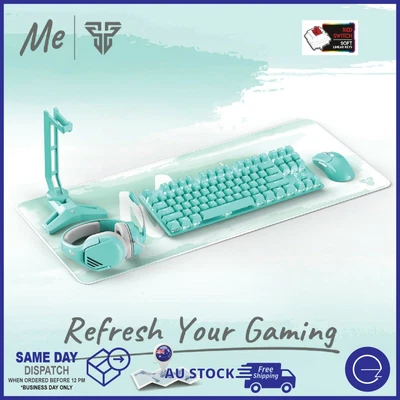 $139 • Buy Fantech Mint Mechanical Keyboard / Mouse / Headset / Pad / Stand PC Mint Bundle