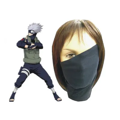 Anime Naruto Kakashi Veil Mask Cosplay Costume Halloween Accessory Prop Gift • £5.99