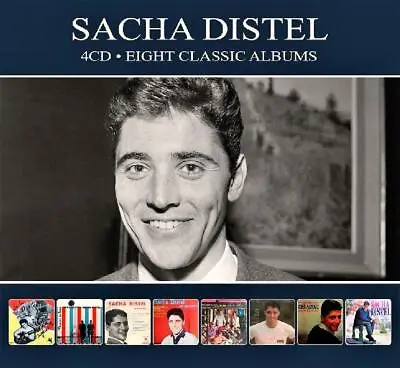 SACHA DISTEL - 8 CLASSIC ALBUMS  (NEW SEALED 4CD SET) Eight • £9.99