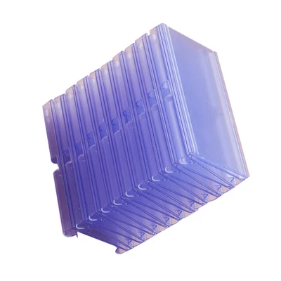£7.53 • Buy  50 Pcs Cabinet Label Holders Plastic Tag Clear Sign Ordinary Double Line