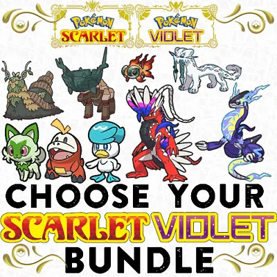 Choose Your Bundle Pokemon Of Ruin Scarlet Violet Koraidon Miraidon Starters SV • $85.14
